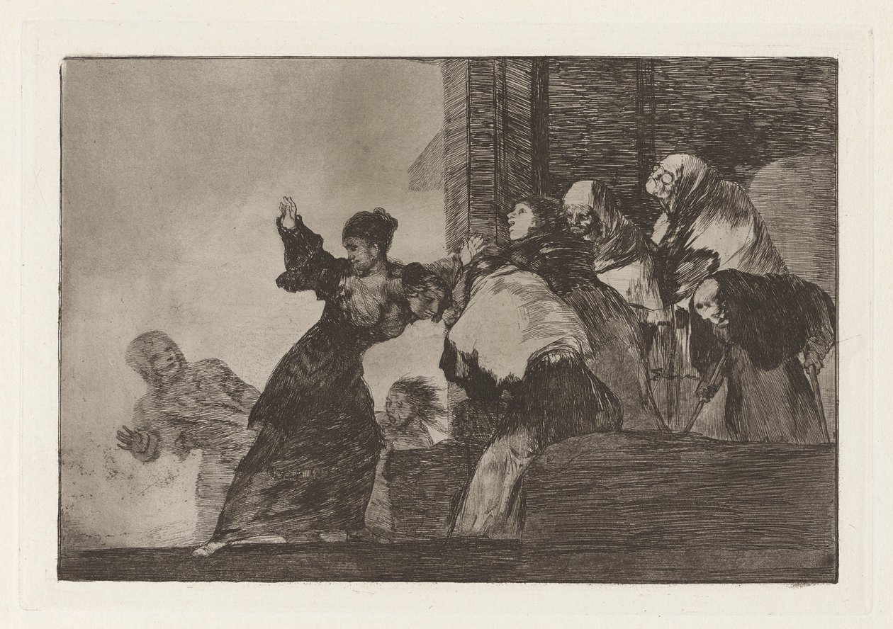 Disparate pobre (Poor Folly), joka tunnetaan myös nimellä Two Heads Are Better Than One, sarjasta Los disparates (Los proverbios) tekijältä Francisco de Goya