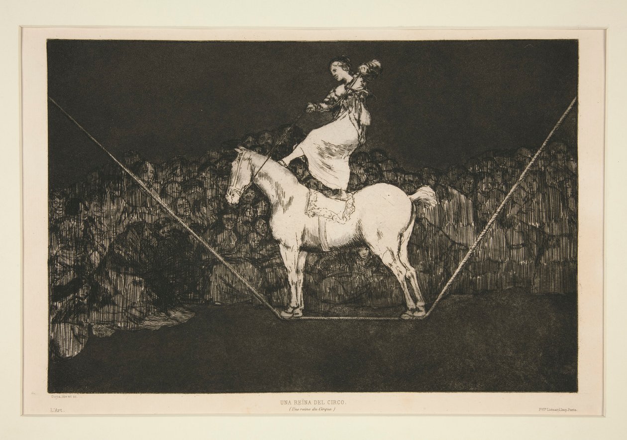 Erilainen täsmällinen (Punctual Folly), numeroimaton levy sarjasta Los proverbios tekijältä Francisco de Goya