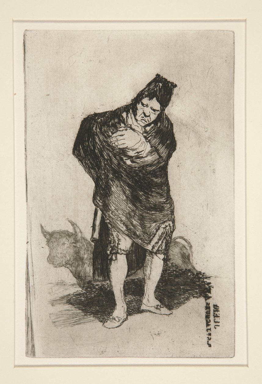 Viittattu Mies tekijältä Francisco de Goya