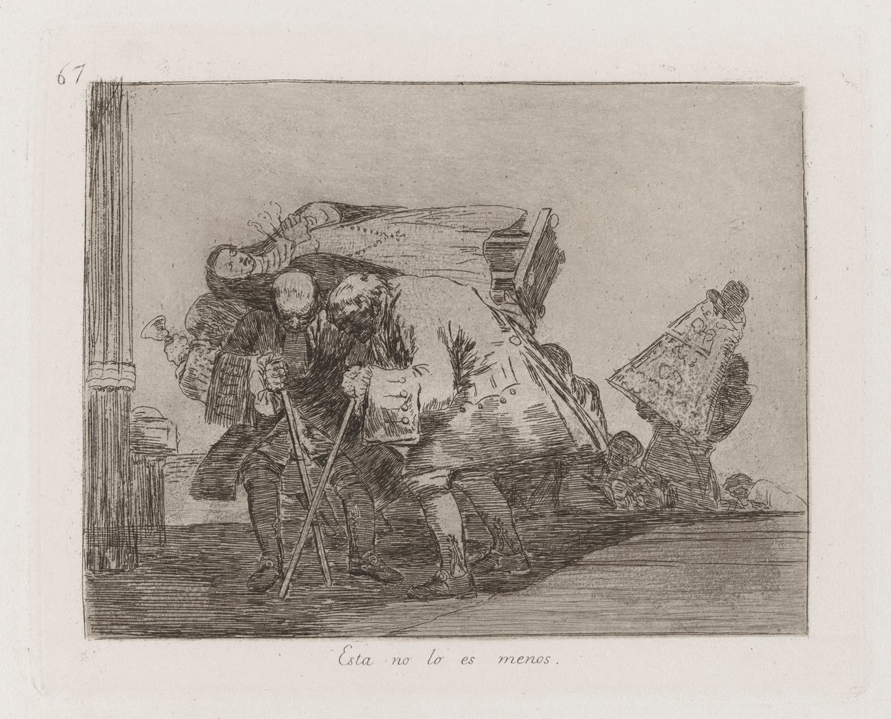 Tämä ei ole vähempää, levy 67 julkaisusta The Disasters of War tekijältä Francisco de Goya