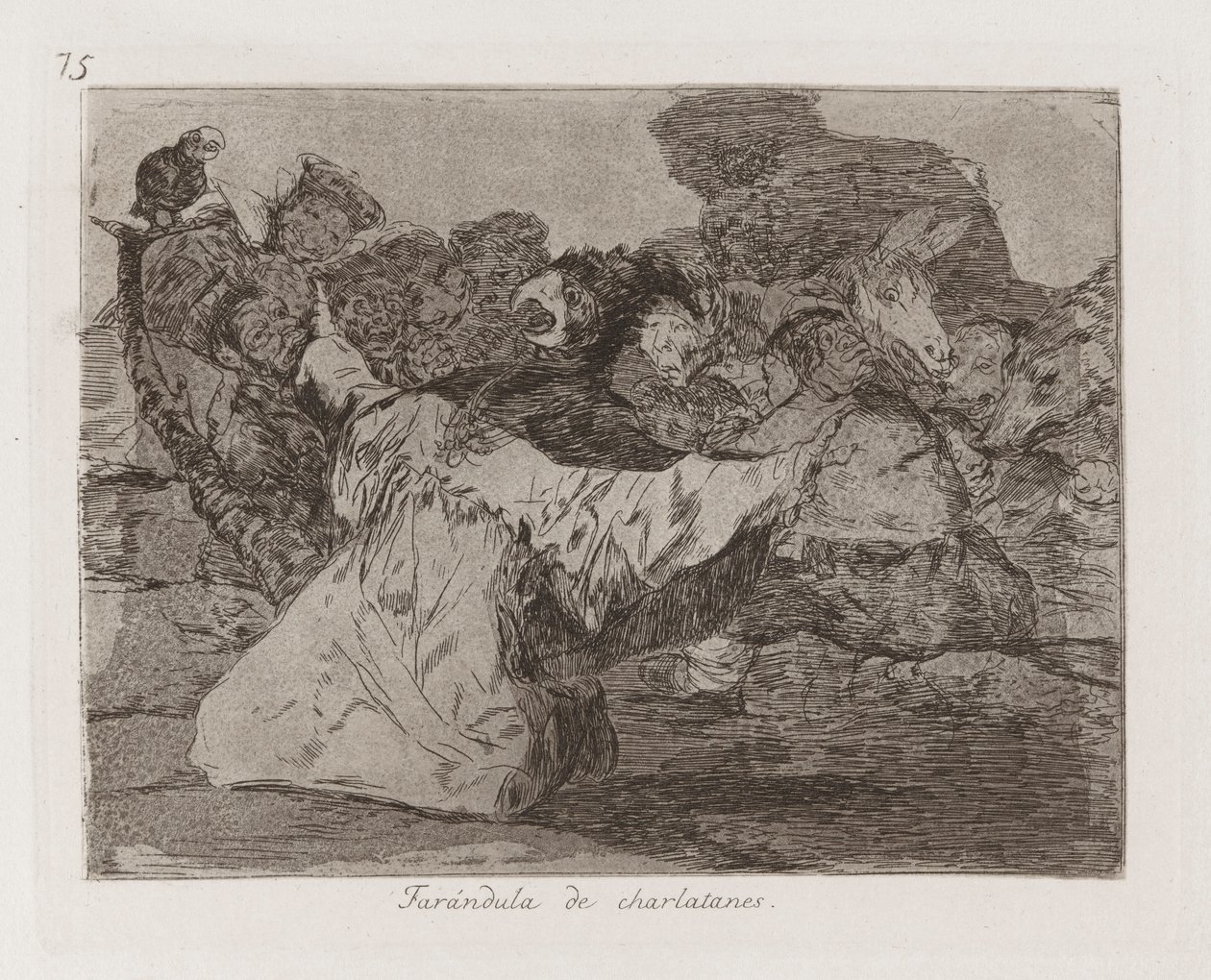 Charlatans show-bisnes tekijältä Francisco de Goya