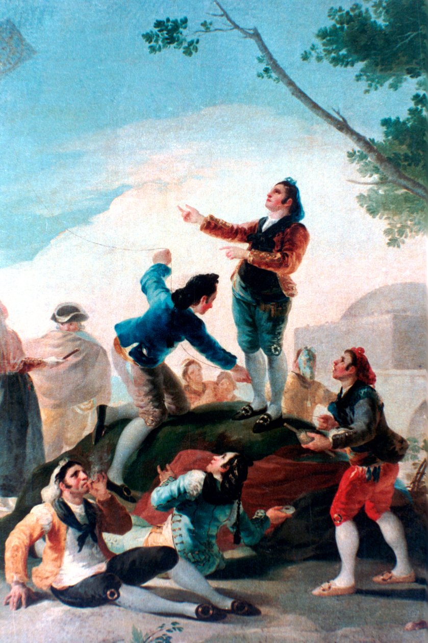 Leija, leija, 1778 tekijältä Francisco de Goya