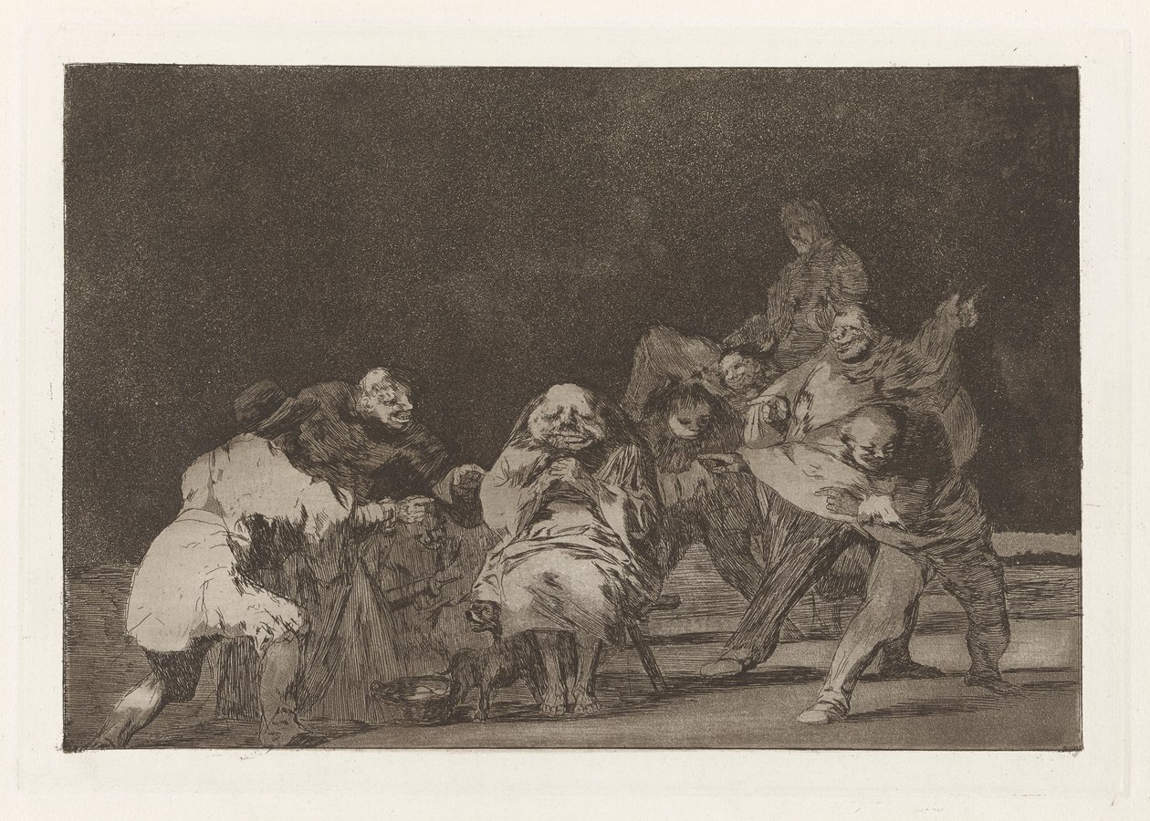Loyalty, joka tunnetaan myös nimellä Hän, joka ei pidä sinusta, häpäisee sinua, sarjasta The Nonsense (Sananlaskut) tekijältä Francisco de Goya
