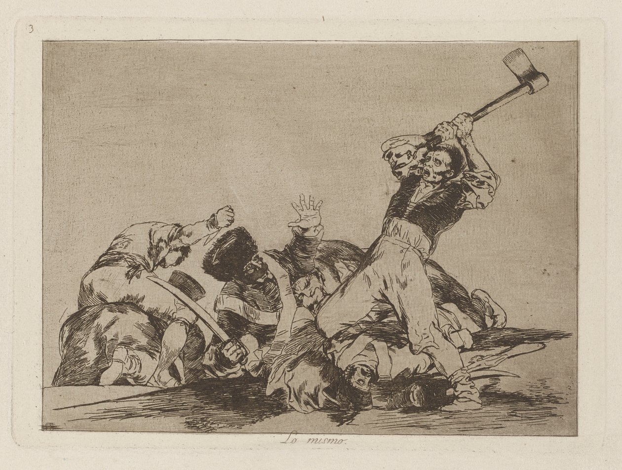 Sama (Sama), pl. 3 sarjasta The Disasters of War tekijältä Francisco de Goya