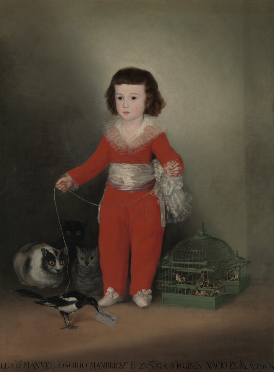 Manuel Osorio Manrique de Zuñiga 1784-1792, 1787-88. tekijältä Francisco de Goya