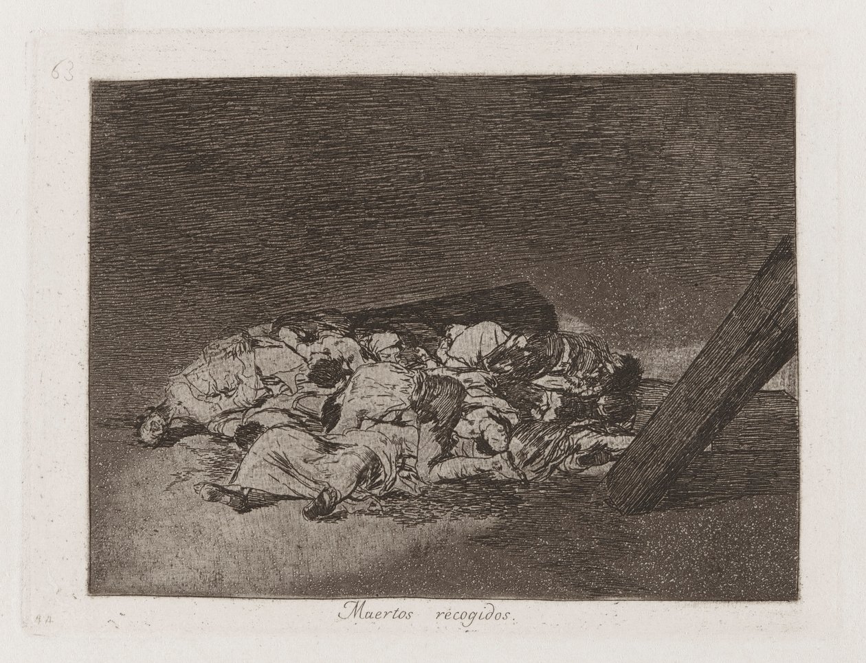 Harvest of the Dead, levy 63 julkaisusta The Disasters of War tekijältä Francisco de Goya
