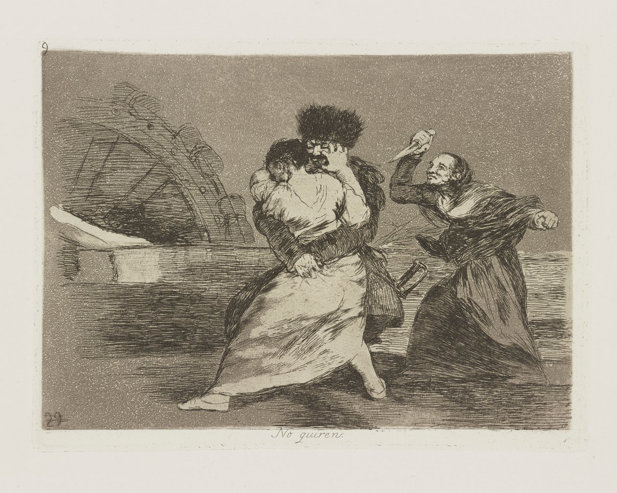 He eivät halua. (He Don tekijältä Francisco de Goya