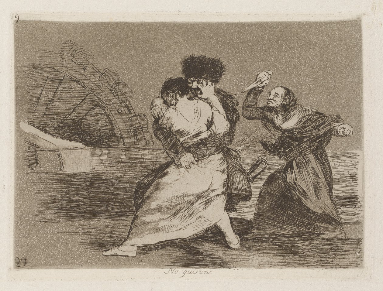 No quieren [sic] (He eivät tee tekijältä Francisco de Goya