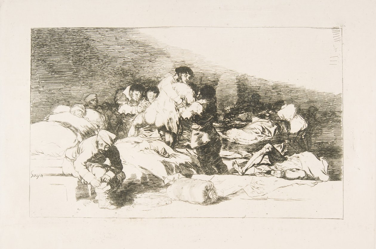Levy 25 julkaisusta The Disasters of War The Disasters of War: Nämä myös. Myös e..., 1810. tekijältä Francisco de Goya