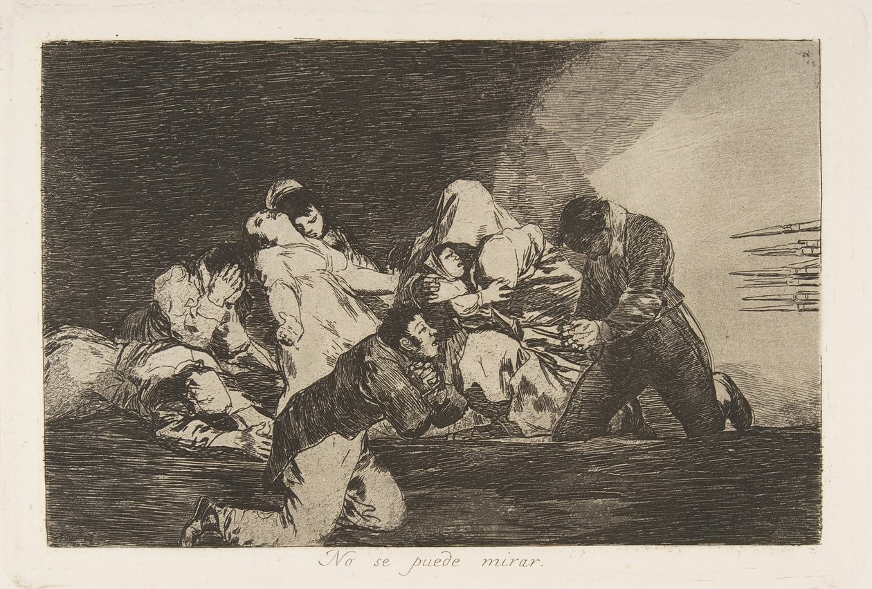 Levy 26 julkaisusta The Disasters of War Los Desastres de la Guerra: One..., 1810-20, julkaistu 1863. tekijältä Francisco de Goya