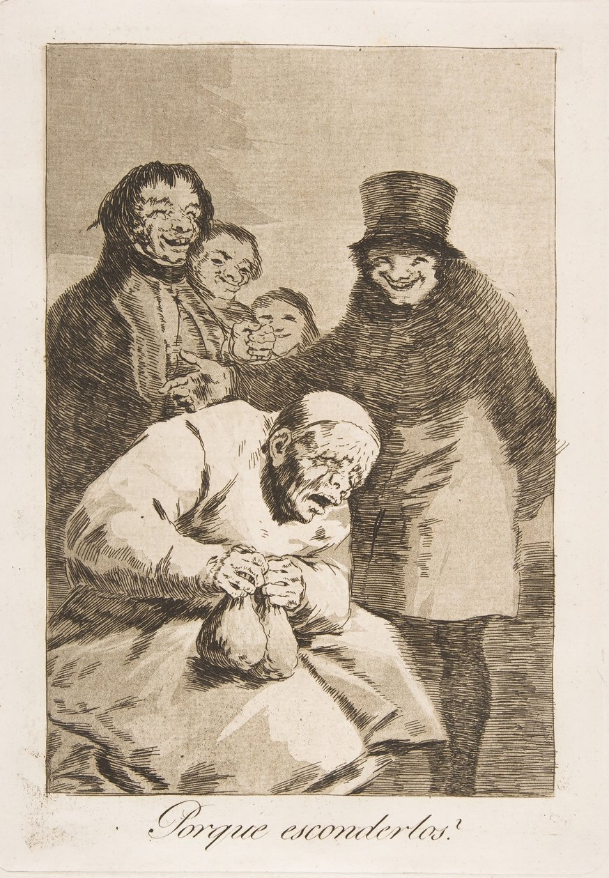 Levy 30 Los Caprichosista: Miksi piilottaa ne tekijältä Francisco de Goya