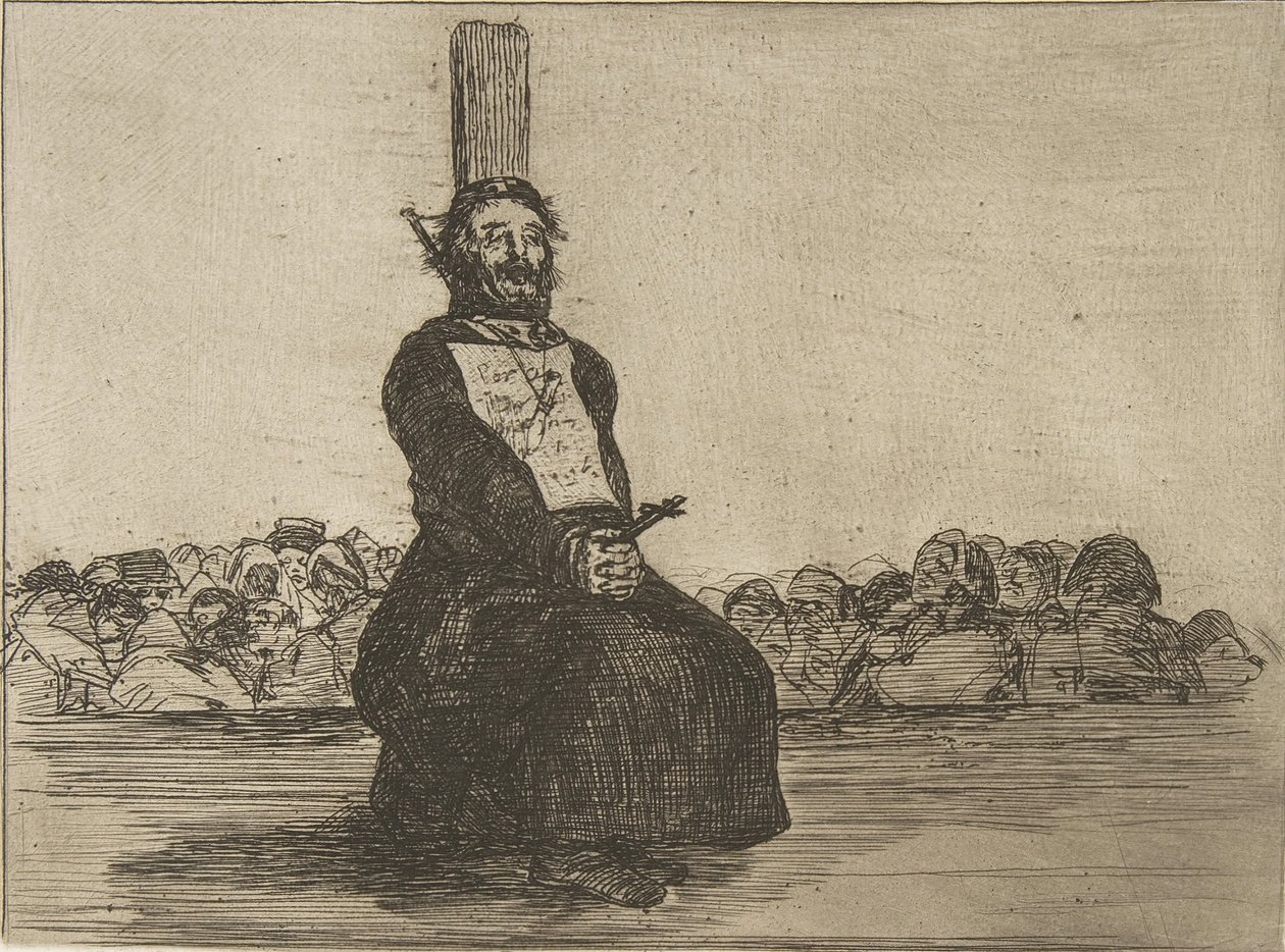 Levy 34 teoksesta "The Disasters of War" The Disasters of War: "On ac..., 1810 julkaistu tekijältä Francisco de Goya