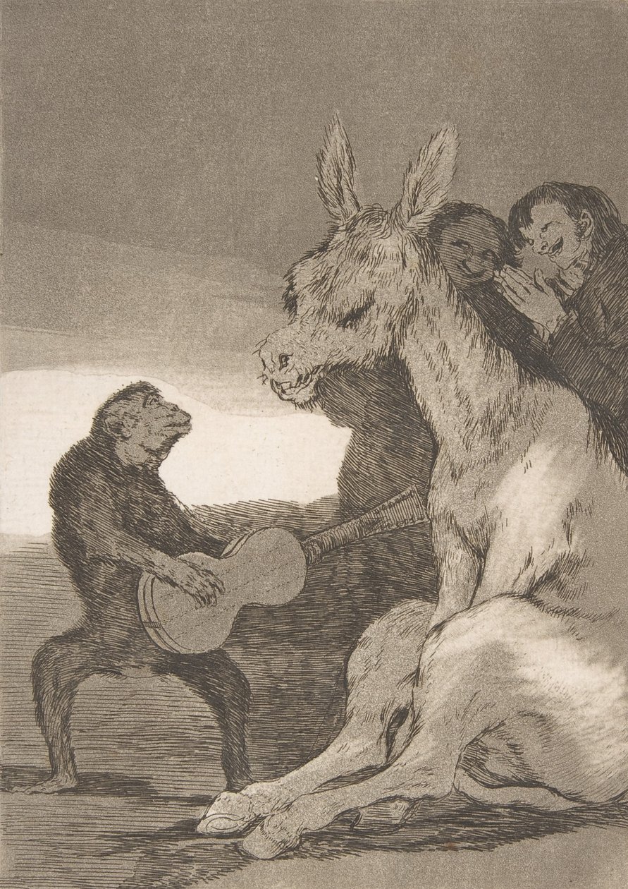 Levy 38 Los Caprichosista: Bravo! Brabisimo!, 1799, 1799. tekijältä Francisco de Goya