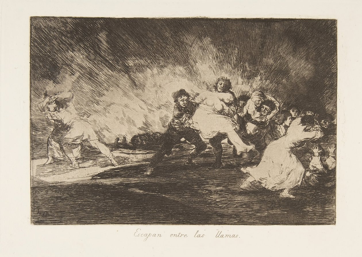 Levy 41 julkaisusta The Disasters of War Los Desastres de La Guerra: He..., 1810, julkaistu 1863. tekijältä Francisco de Goya