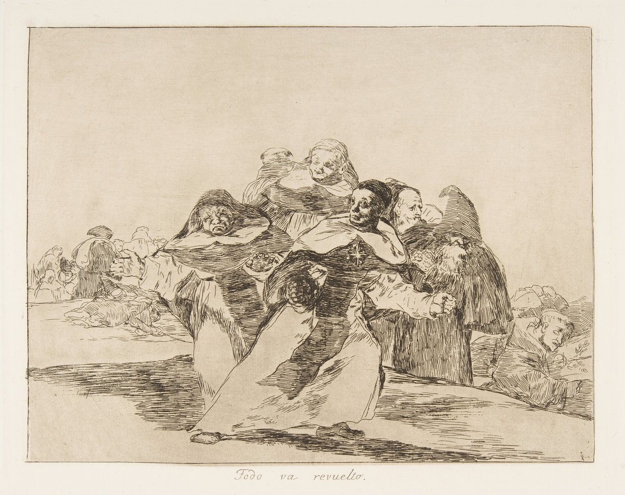 Levy 42 julkaisusta The Disasters of War Los Desastres de la Guerra: Every..., 1810, julkaistu 1863. tekijältä Francisco de Goya