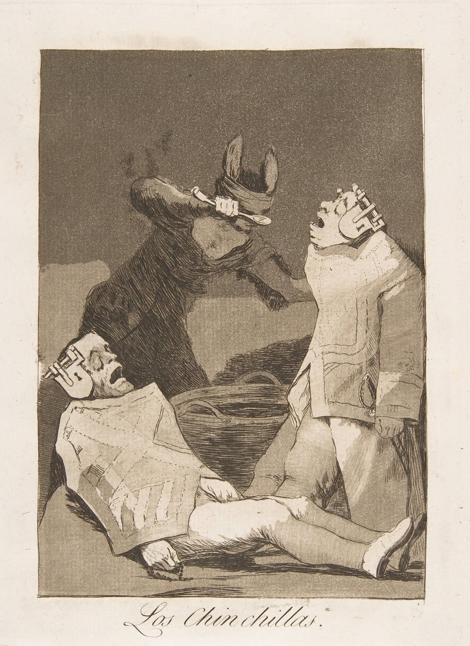 Levy 50 Los Caprichosista: The Chinchillas Los Chinchillas., 1799. tekijältä Francisco de Goya