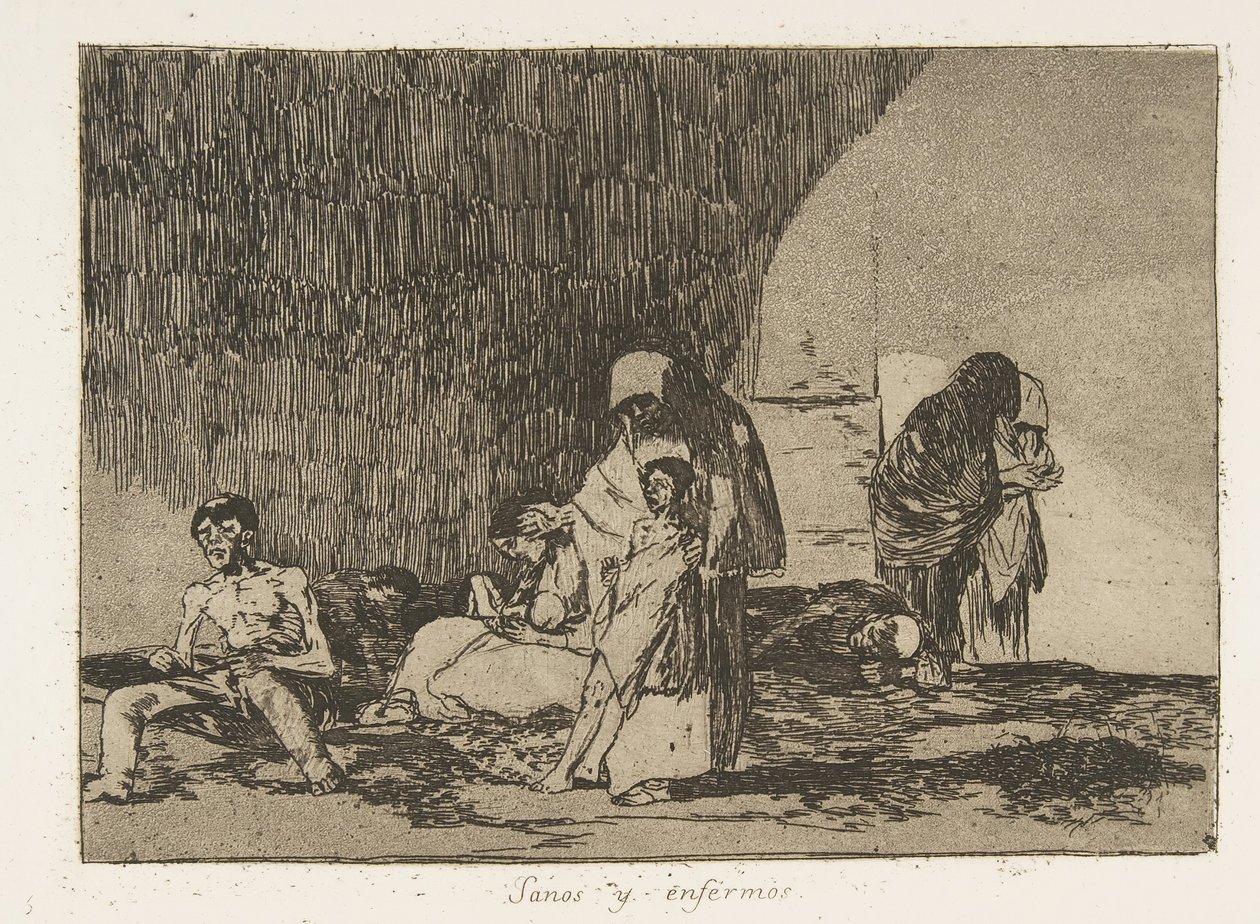 Levy 57 teoksesta The Disasters of War Los Desastres de la Guerra: Th..., 1811-12, julkaistu 1863. tekijältä Francisco de Goya