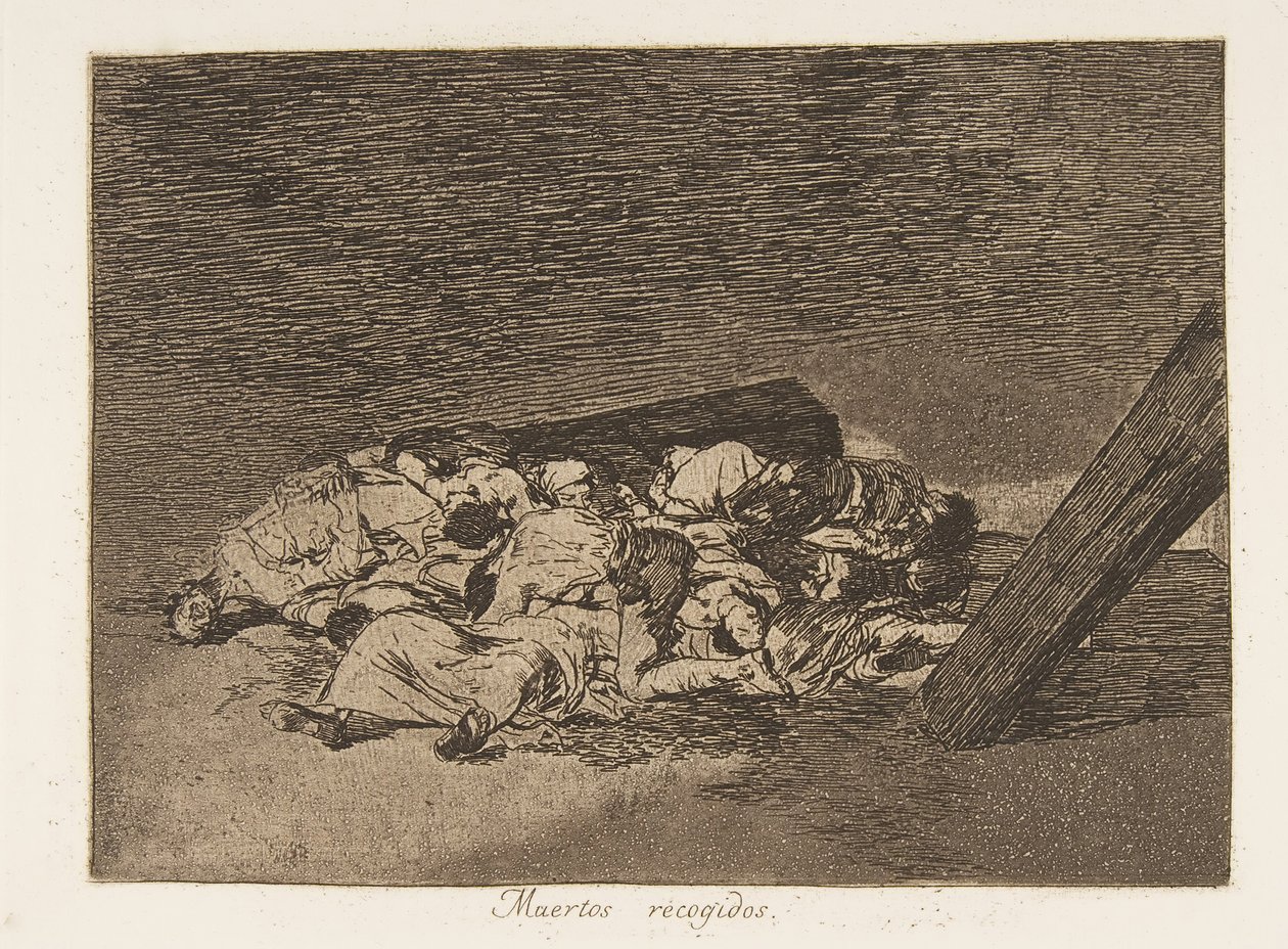 Levy 63 julkaisusta "The Disasters of War" Los Desastres de la Guerra: "Ha..., 1811-12, julkaistu 1863. tekijältä Francisco de Goya