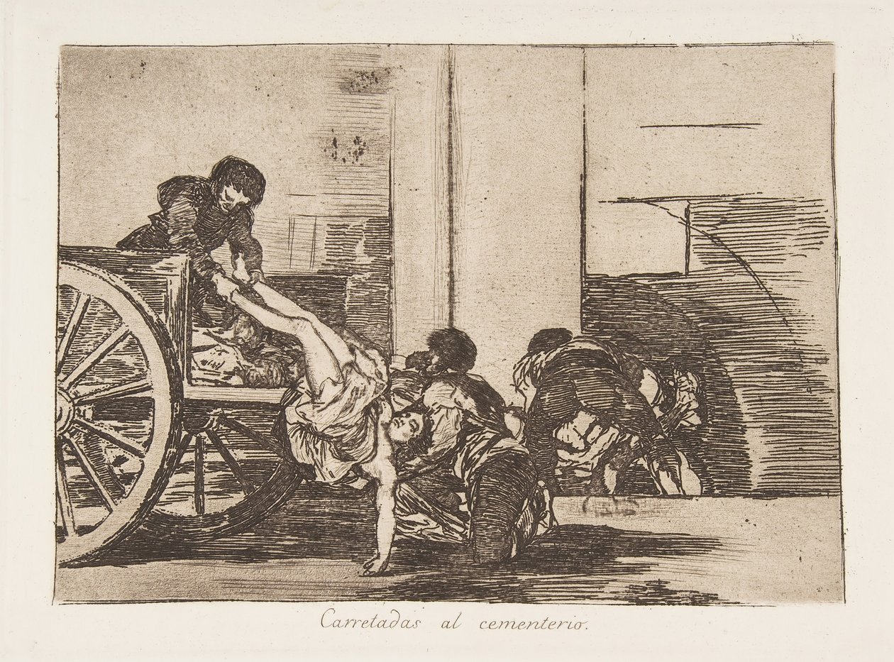 Levy 64 julkaisusta "The Disasters of War" Los Desastres de la Guerra: "Ca..., 1811-12, julkaistu 1863. tekijältä Francisco de Goya