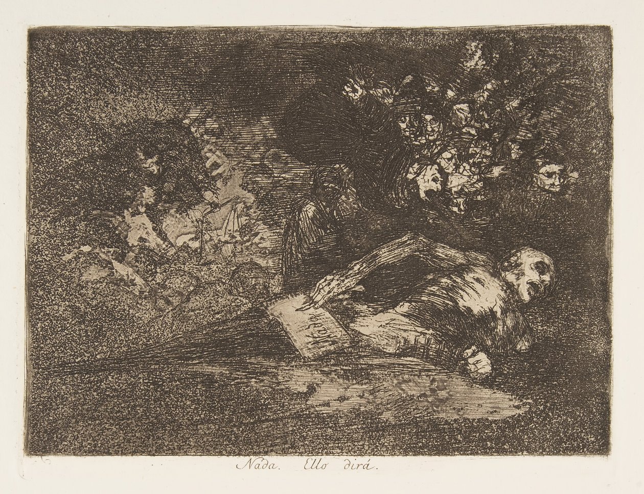 Levy 69 julkaisusta The Disasters of War Los Desastres de la Guerra: Not..., 1810-20, julkaistu 1863. tekijältä Francisco de Goya