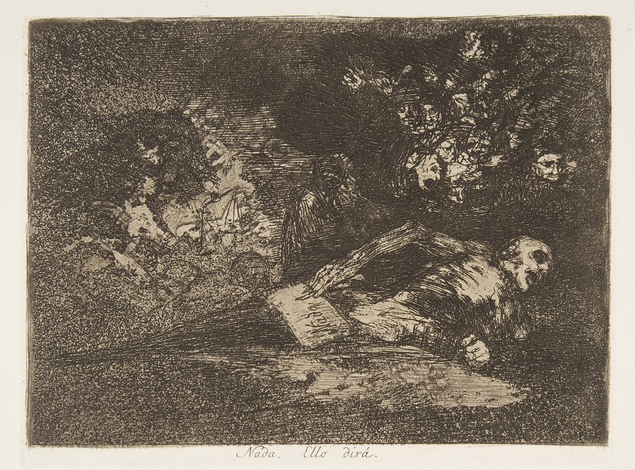 Levy 69 julkaisusta The Disasters of War Los Desastres de la Guerra..., vuosien 1814-15 jälkeen julkaistu 1863. tekijältä Francisco de Goya