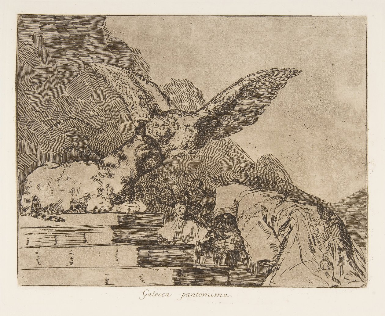 Levy 73 julkaisusta The Disasters of War Los Desastres de la Guerra..., vuosien 1814-15 jälkeen, julkaistu 1863. tekijältä Francisco de Goya