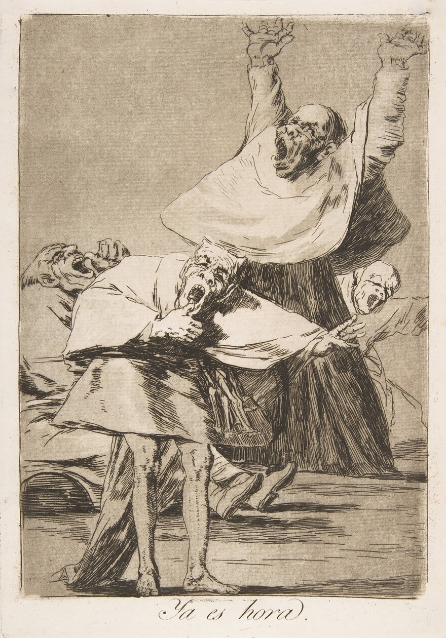Levy 80 Los Caprichosista: On aika Ya es hora., 1799. tekijältä Francisco de Goya