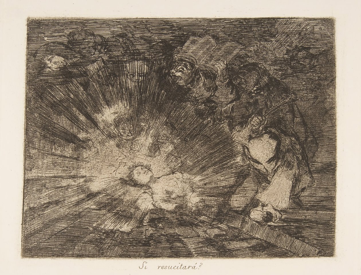 Levy 80 teoksesta The Disasters of War Los Desastres de la Guerra: Wil..., 1810-20, julkaistu 1863. tekijältä Francisco de Goya