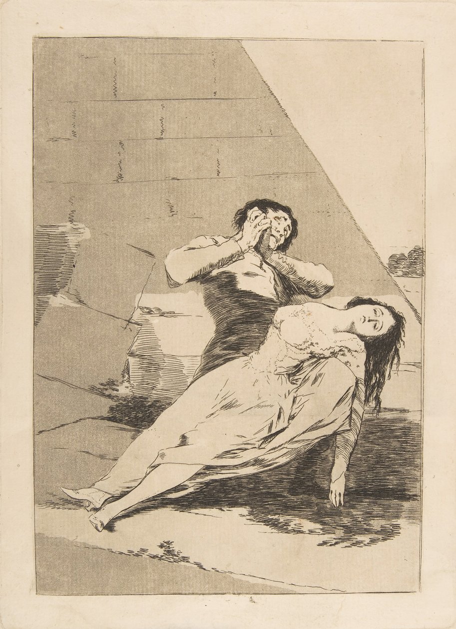 Levy 9 Los Caprichosista: Tantalus Tantalus., 1799 tekijältä Francisco de Goya
