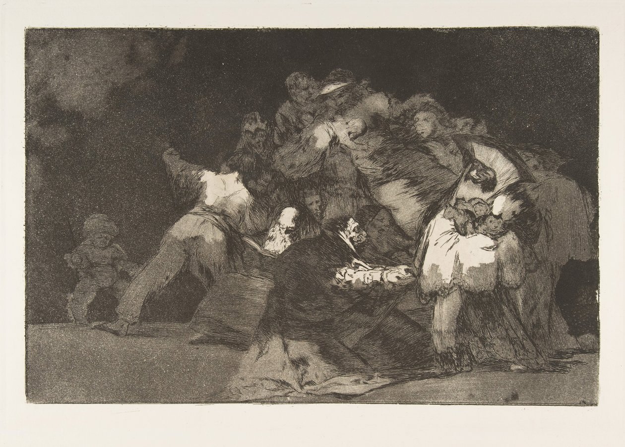 Levy 9 Disparatesista: General Folly, n. 1816-23 julkaistu 1864. tekijältä Francisco de Goya