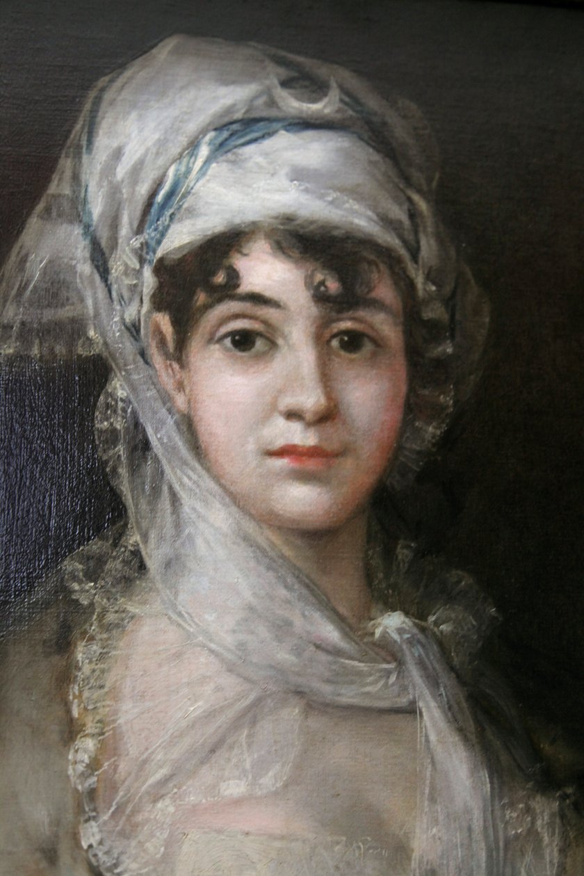 "Näyttelijä Antonia Zaraten muotokuva", c1810-c1811. tekijältä Francisco de Goya