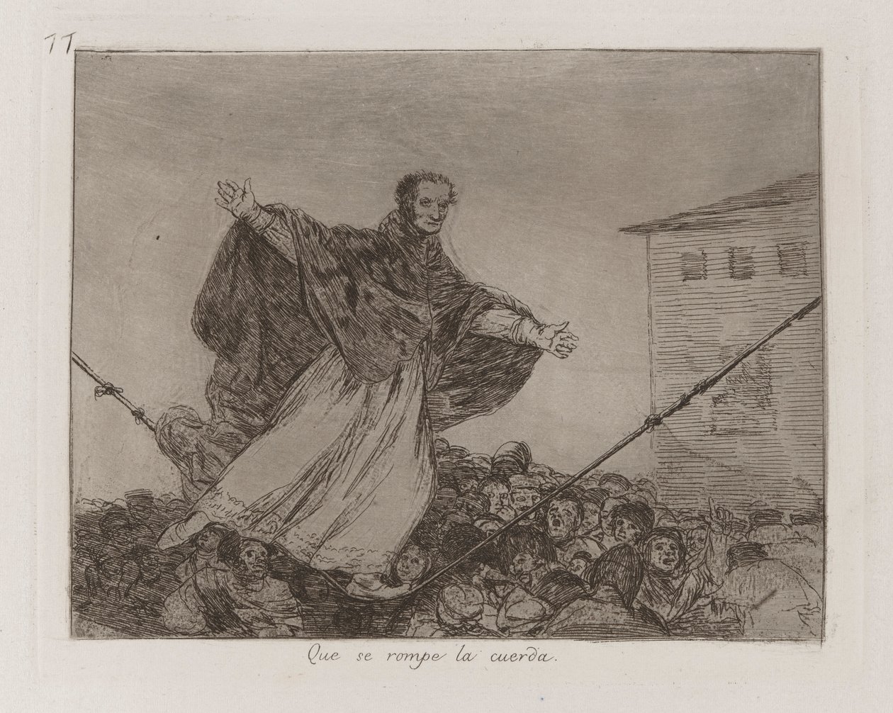 May the Cord Break, levy 77 julkaisusta The Disasters of War tekijältä Francisco de Goya