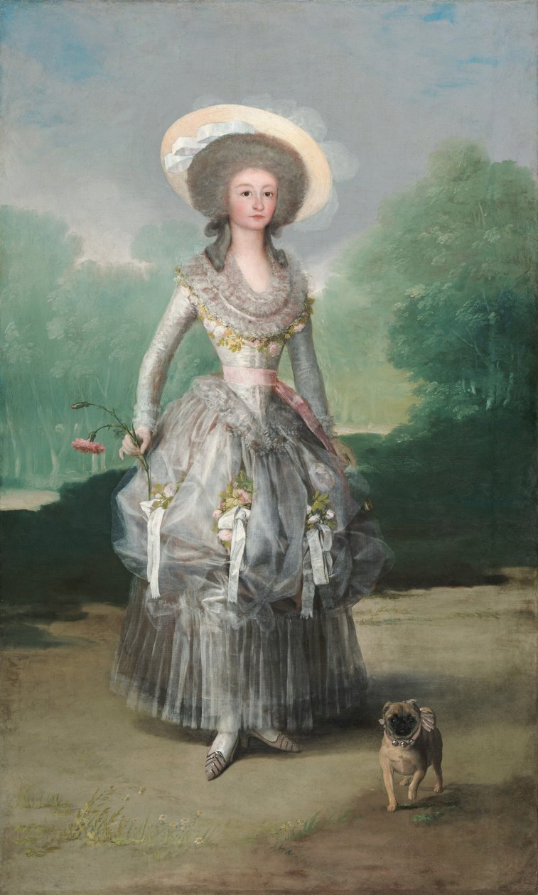Marquesa de Pontejos tekijältä Francisco de Goya