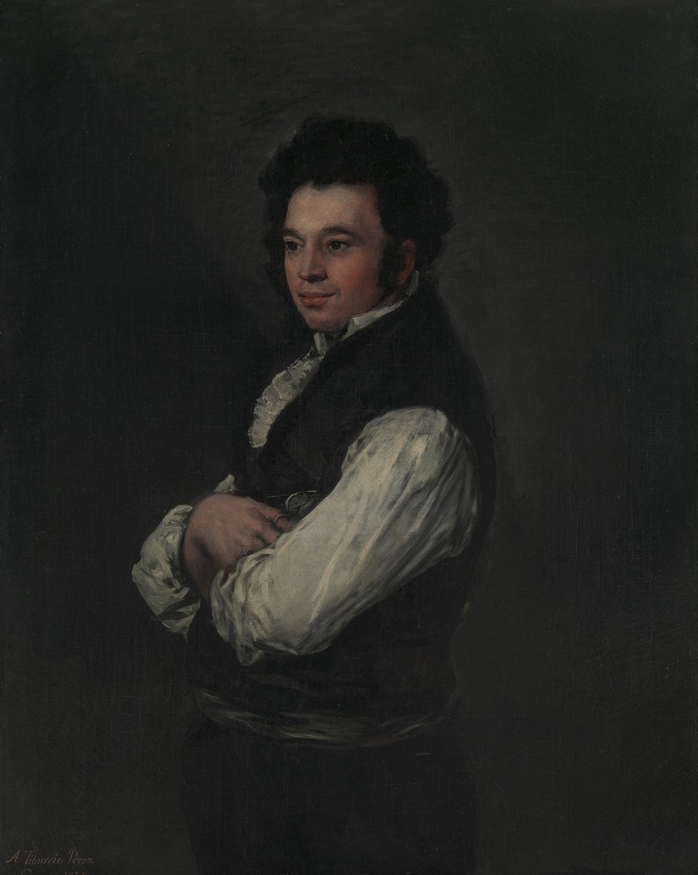 Tiburcio Pérez y Cuervo 178586-1841, arkkitehti, 1820. tekijältä Francisco de Goya
