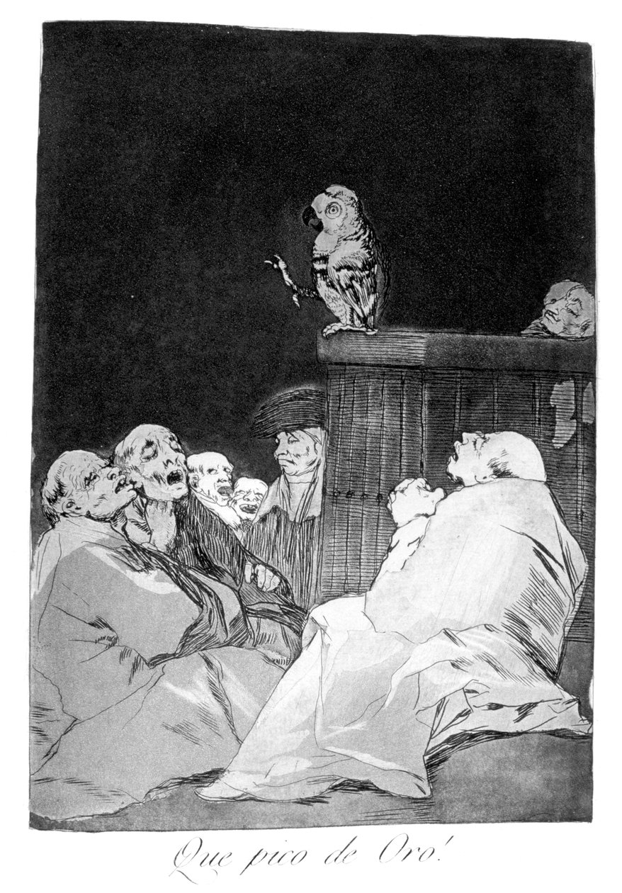 Mikä kultanokka!, 1799 tekijältä Francisco de Goya