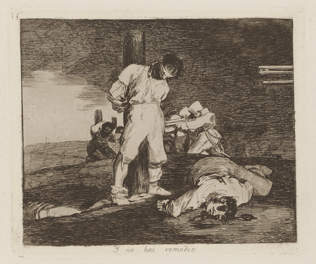 Y no hai remedio (Ja siellä tekijältä Francisco de Goya