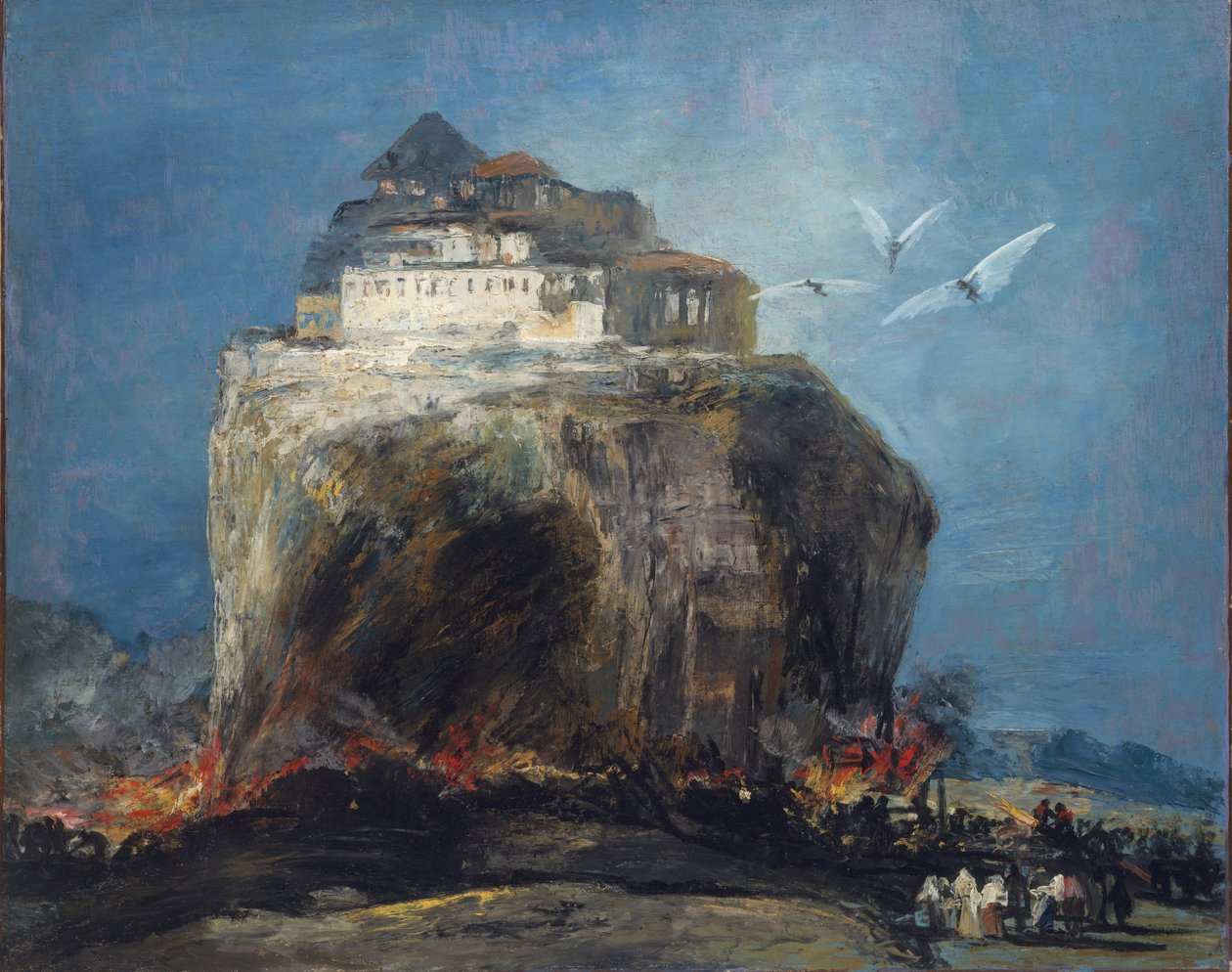 Kaupunki kalliolla, 1850-75 tekijältä Francisco de Goya