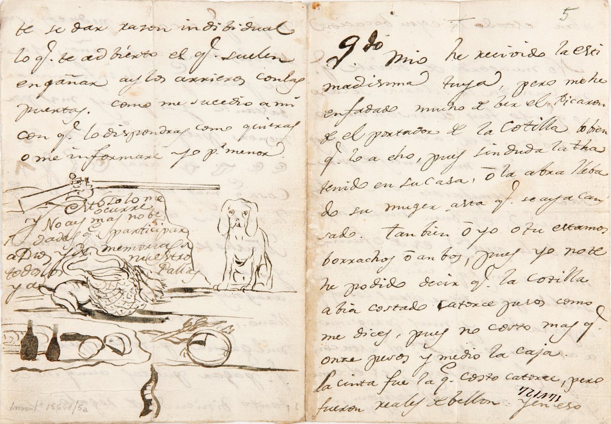 Kirje Martín Zapaterille tekijältä Francisco de Goya