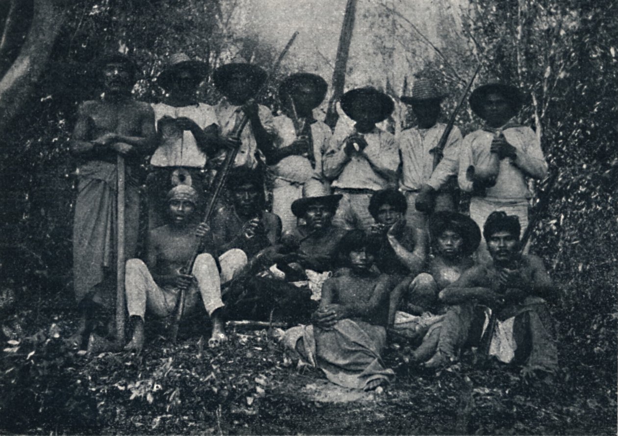 Kruunatut intiaanit, 1895 tekijältä Francisco Henszler