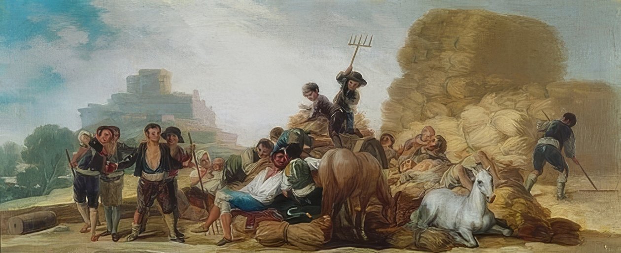 La Era o El Verano (Puimalattia tai Kesä). 1786 tekijältä Francisco de Goya