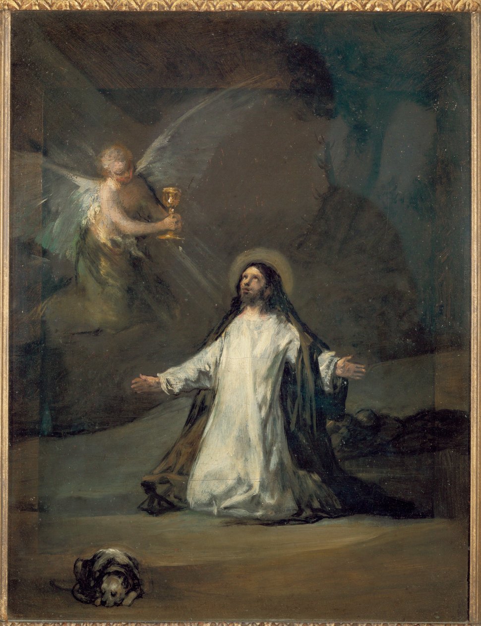 Kristus Getsemanessa ... tekijältä Francisco Jose de (circle of) Goya y Lucientes