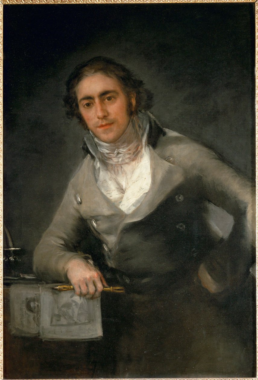 Miehen muotokuva - Miehen muotokuva ... tekijältä Francisco Jose de (circle of) Goya y Lucientes