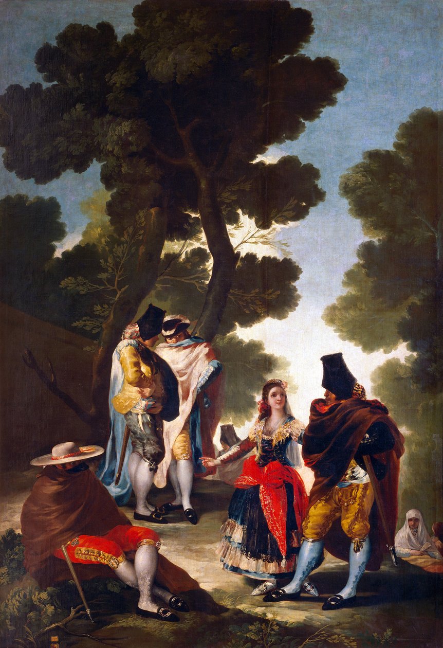 Maja ja Gallants tekijältä Francisco de Goya