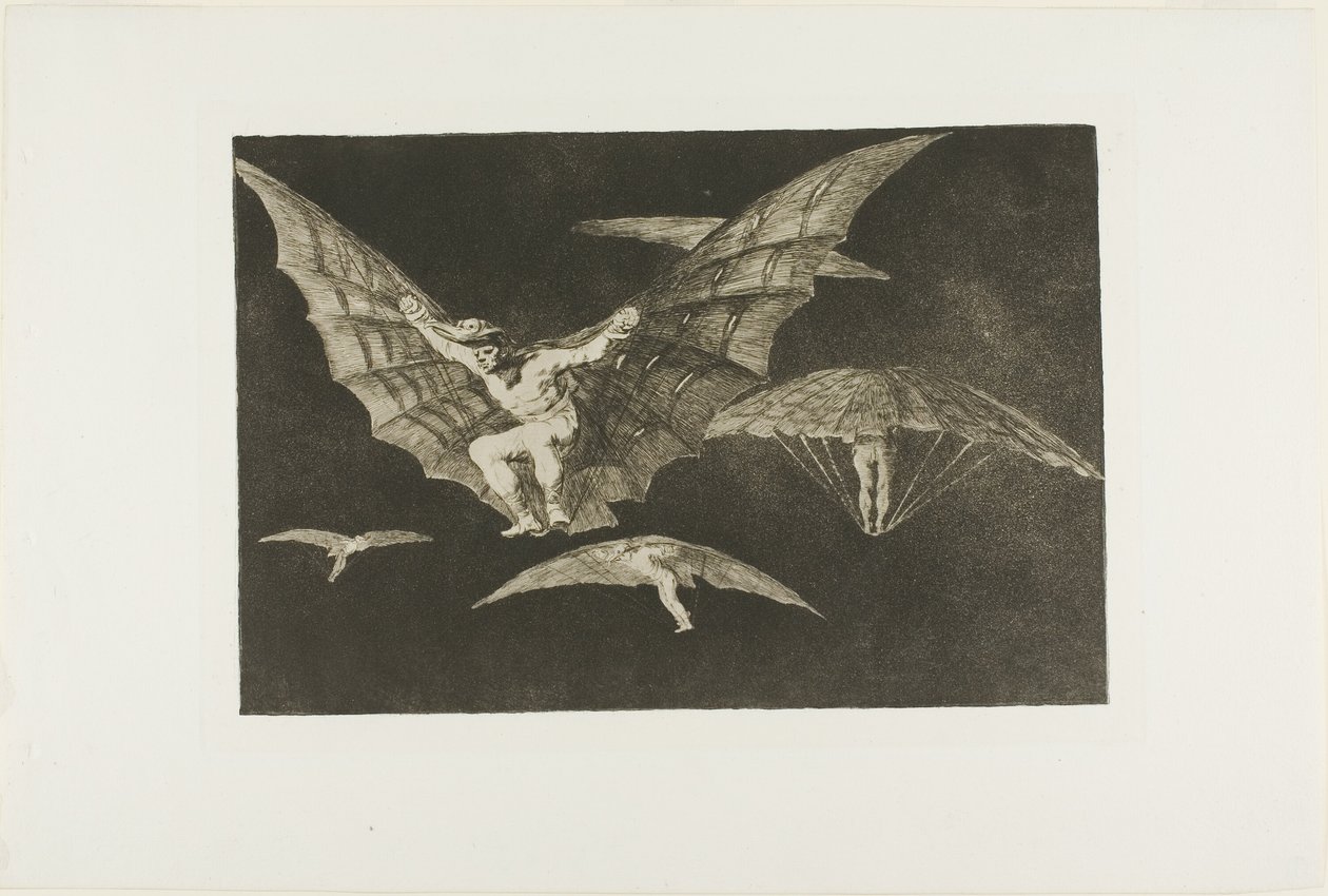 A Way of Flying, kirjasta Disparates, julkaistu levynä 13 Los Proverbiosissa (Sananlaskut) tekijältä Francisco Jose de Goya y Lucientes