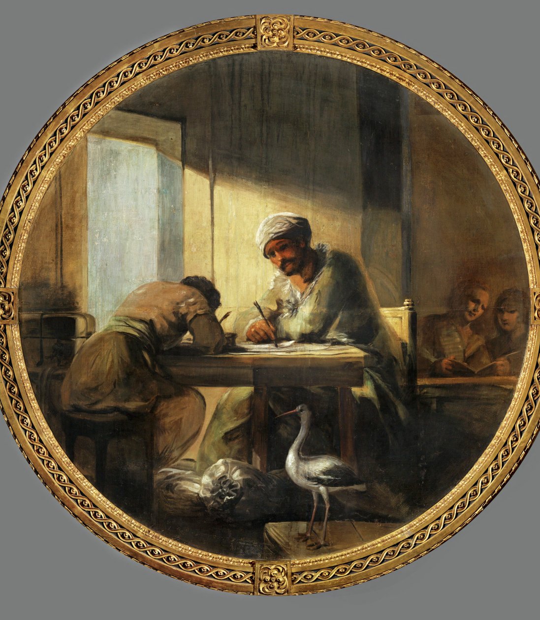 Allegoria kaupasta, maalattu kuningattaren suosikkipalatsia varten Manuel de Godoy ... (maalaus kankaalle) tekijältä Francisco Jose de Goya y Lucientes