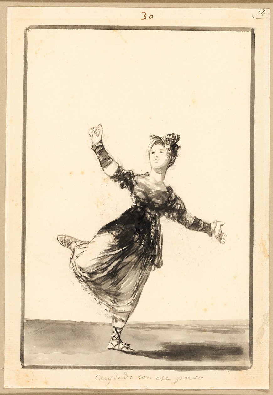 Ole varovainen tuon askeleen kanssa! tekijältä Francisco Jose de Goya y Lucientes