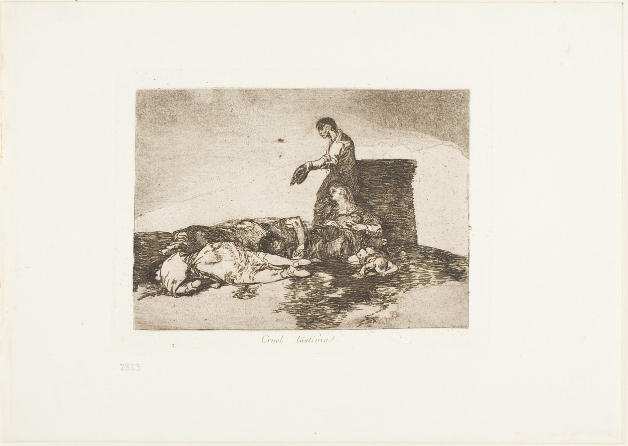 Julma tarina voi!, levy 48 julkaisusta The Disasters of War tekijältä Francisco Jose de Goya y Lucientes