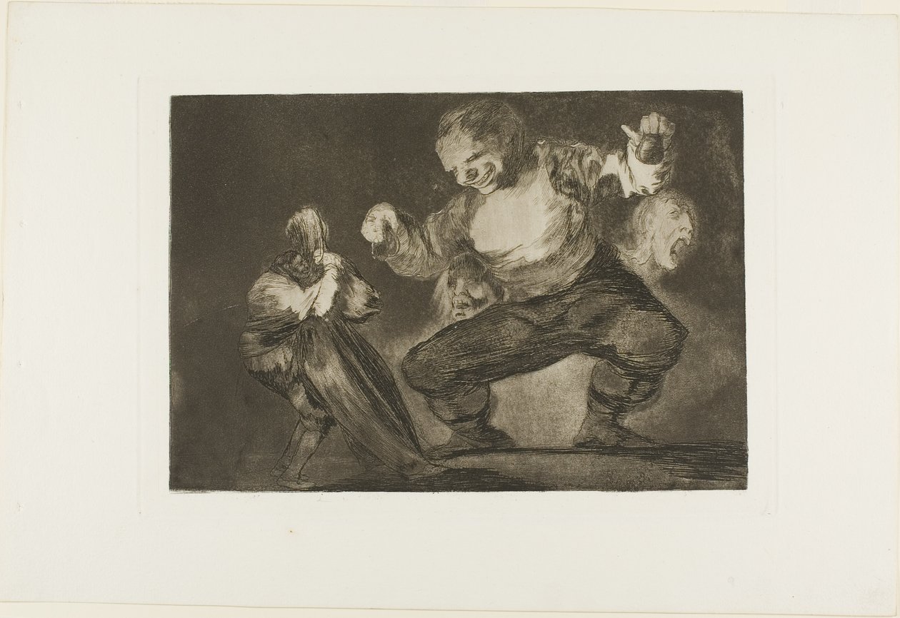 Dancing Giant, Disparates, julkaistu levynä 4 Los Proverbiosissa tekijältä Francisco Jose de Goya y Lucientes