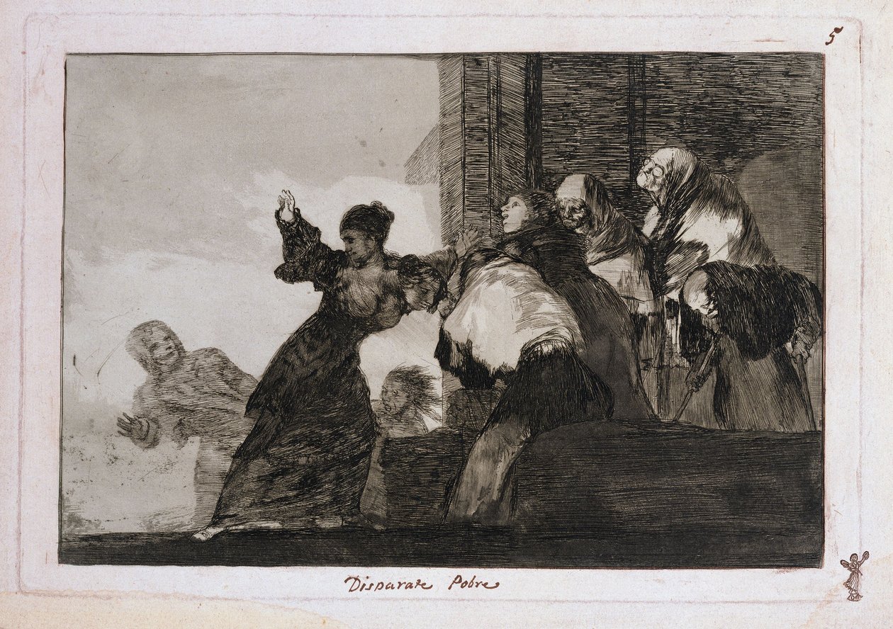 Typerä puhe, Sananlasku 11 tekijältä Francisco Jose de Goya y Lucientes