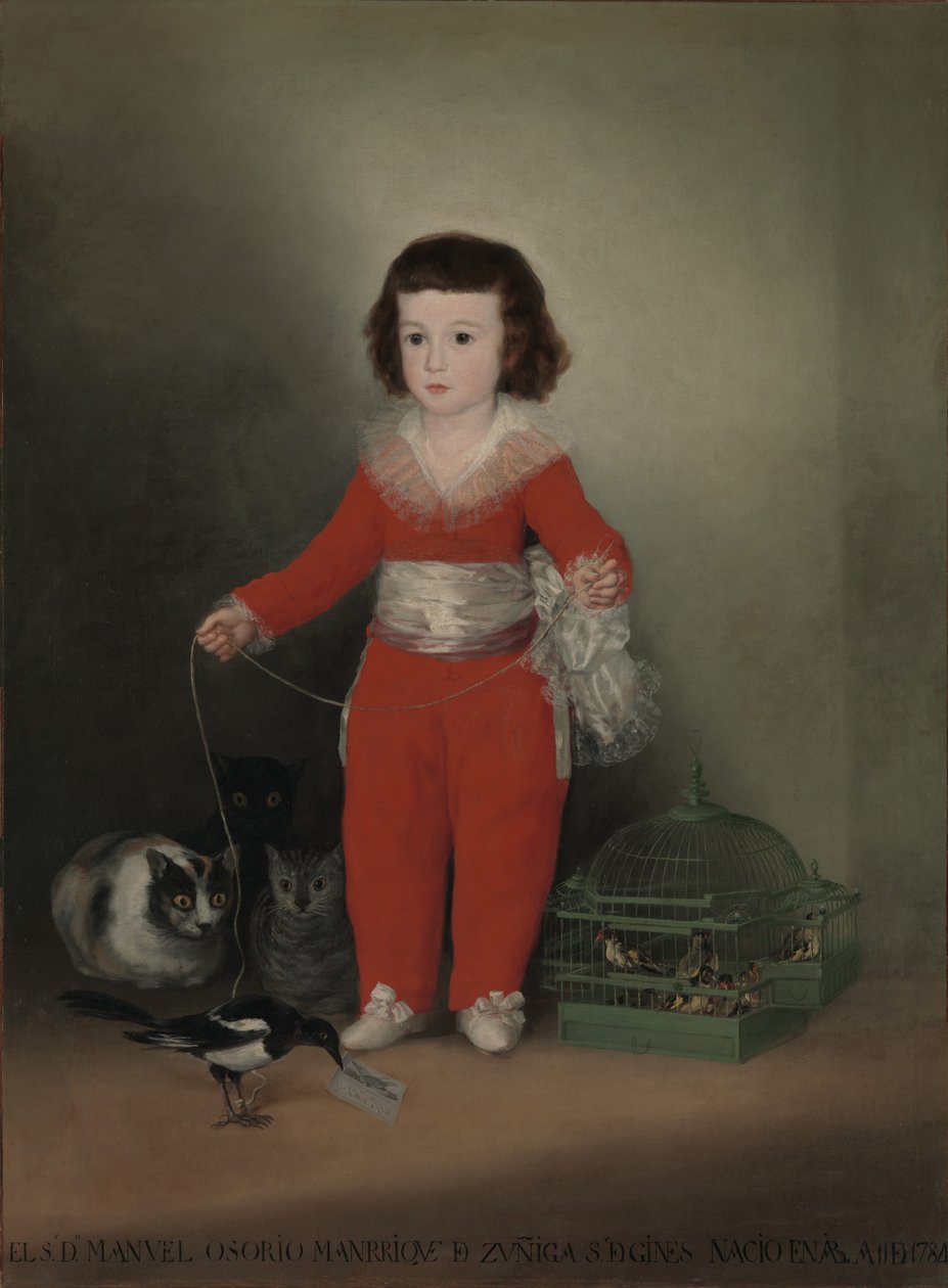 Don Manuel Osorio Manrique de Zuniga (1784-92) tekijältä Francisco de Goya